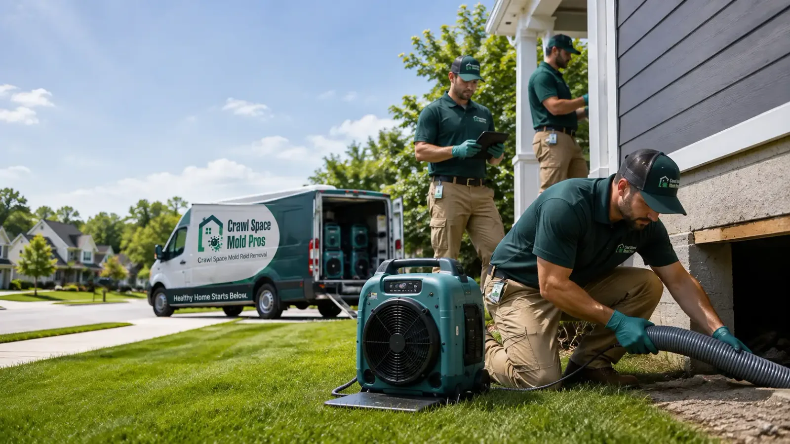 Crawl Space Mold Removal in Rush, CO